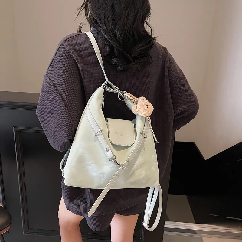 Bueno PU Shoulder Bag Women's Black/White/Blue/Green/Yellow/Silver-7