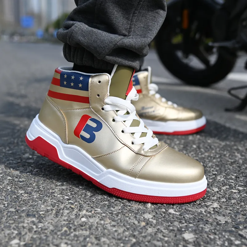 BEAR UNION Cushioning Anti Slip Wear Resistant Water Resistant Coverage High Top Basketball Shoes Unisex-5