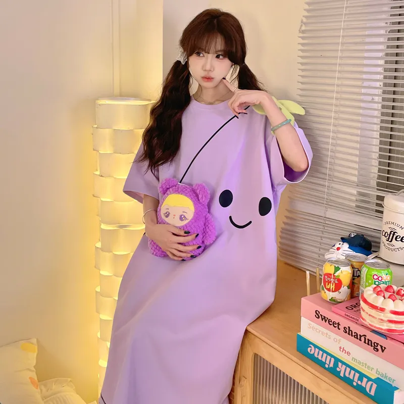 Ta Yan Nightgown Women's Purple-2
