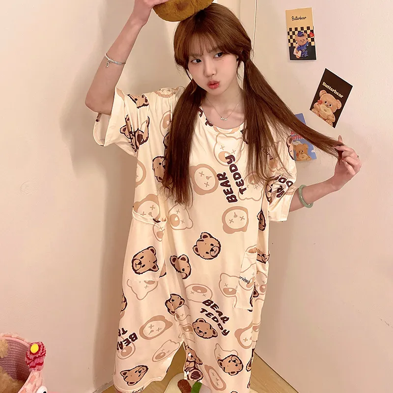 Ta Yan Nightgown Women's Apricot-1