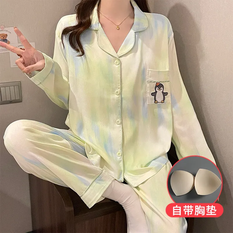 Ta Yan Pajama Set Women's Yellow-1