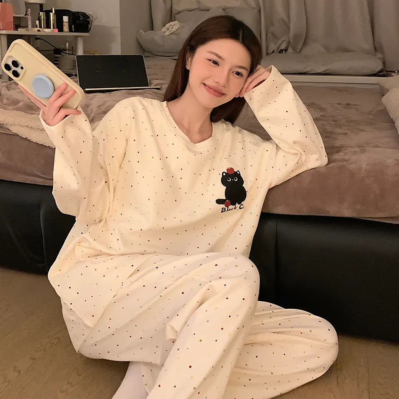 Ta Yan Pajama Set Women's Apricot-5