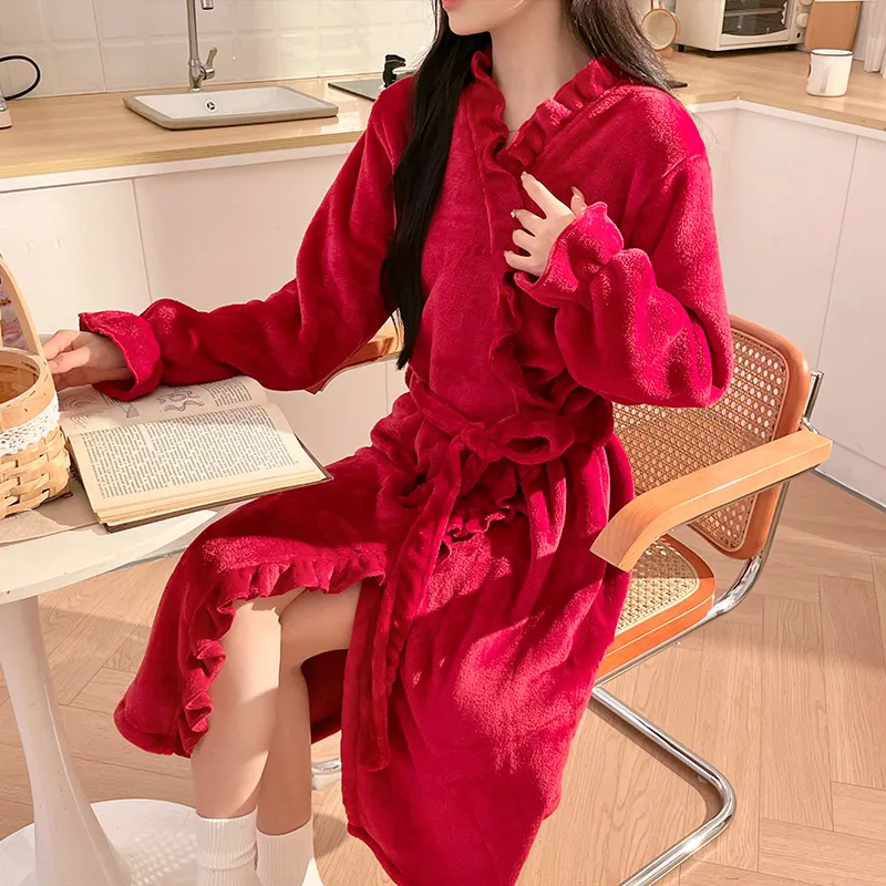 Ta Yan Winter Bath Robes Women's-9