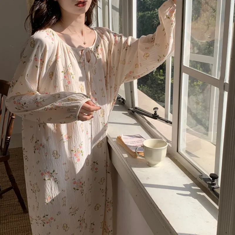 Ta Yan Nightgown Women's Apricot-2