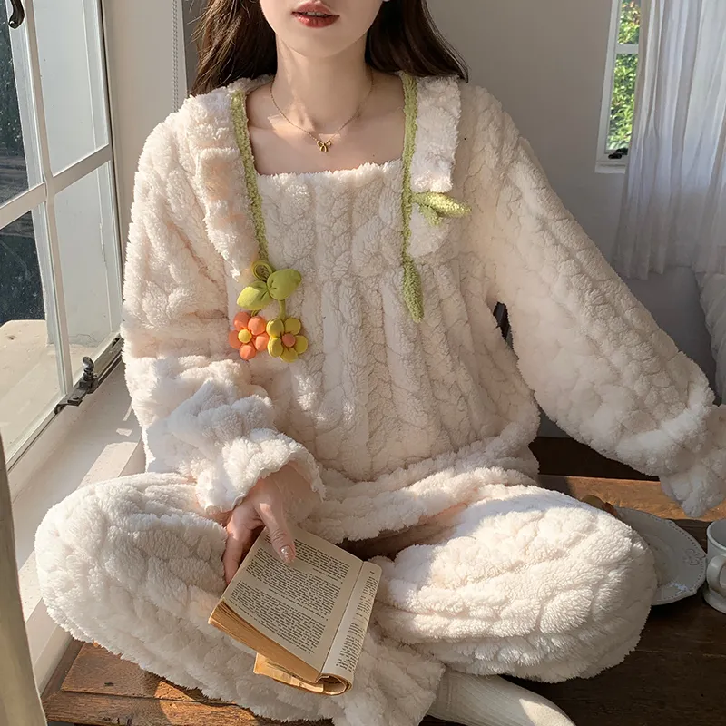 Ta Yan Pajama Set Women's Apricot-4