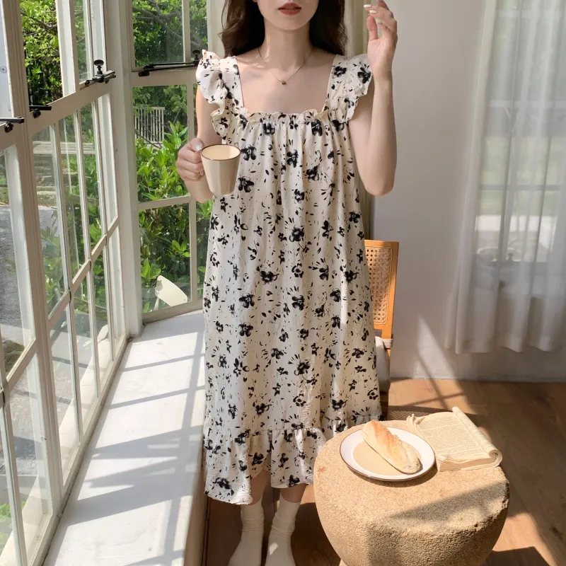 Ta Yan Nightgown Women's Apricot-1
