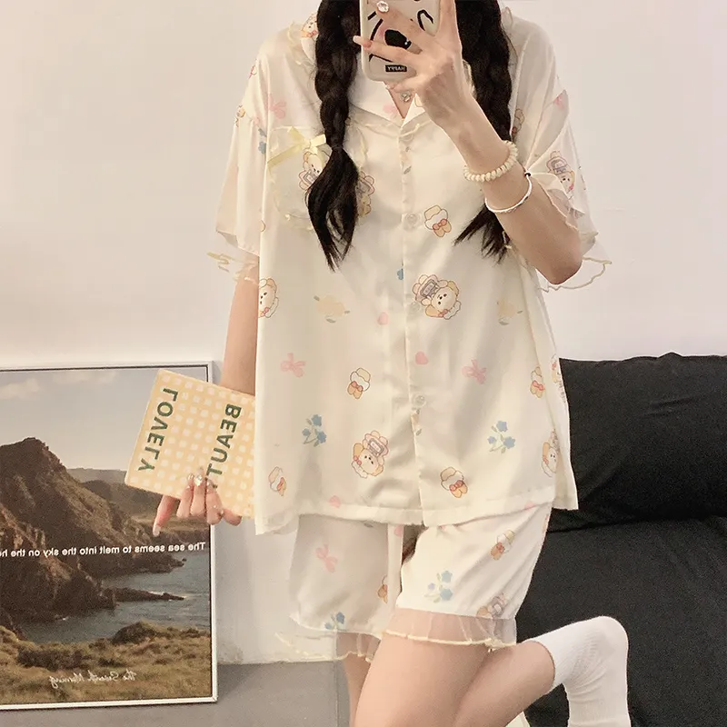 Ta Yan Pajama Set Women's White-4