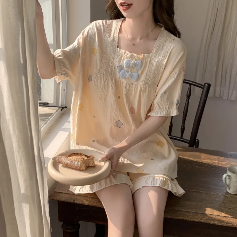Ta Yan Pajama Set Women's Apricot-4