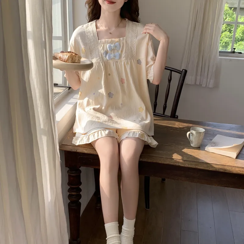 Ta Yan Pajama Set Women's Apricot-2
