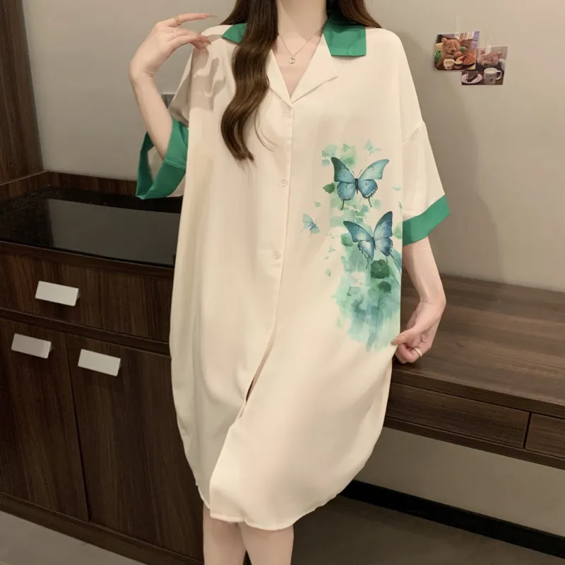 Ta Yan Nightgown Women's Apricot-4
