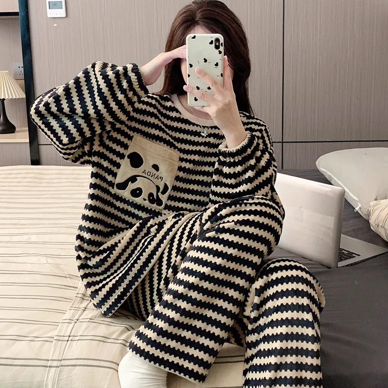 Ta Yan Pajama Set Women's Black-2