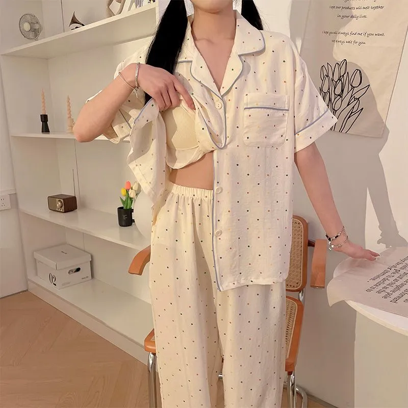 Ta Yan Pajama Set Unisex Apricot-5