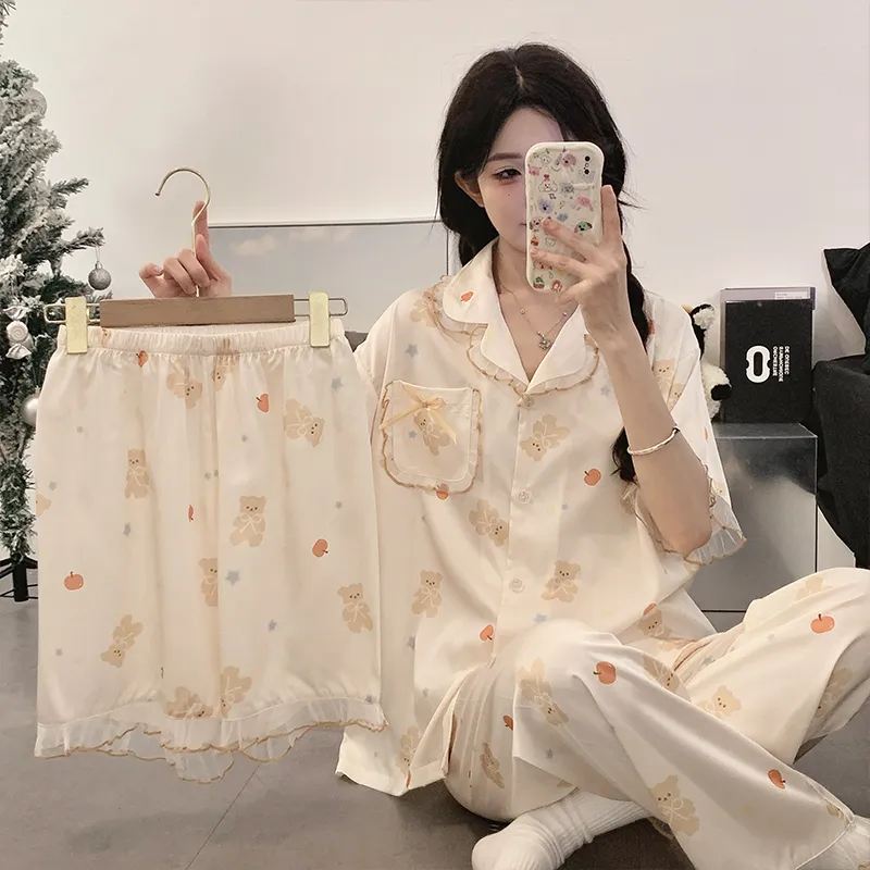 Ta Yan Pajama Set Women's Apricot-3
