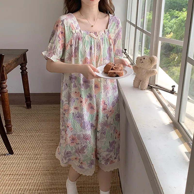 Ta Yan Nightgown Women's Purple-5