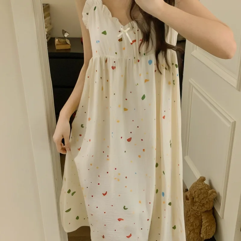 Ta Yan Nightgown Women's Apricot-2