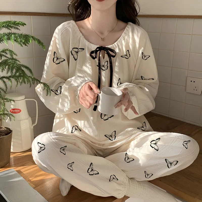 Ta Yan Pajama Set Women's Apricot-1