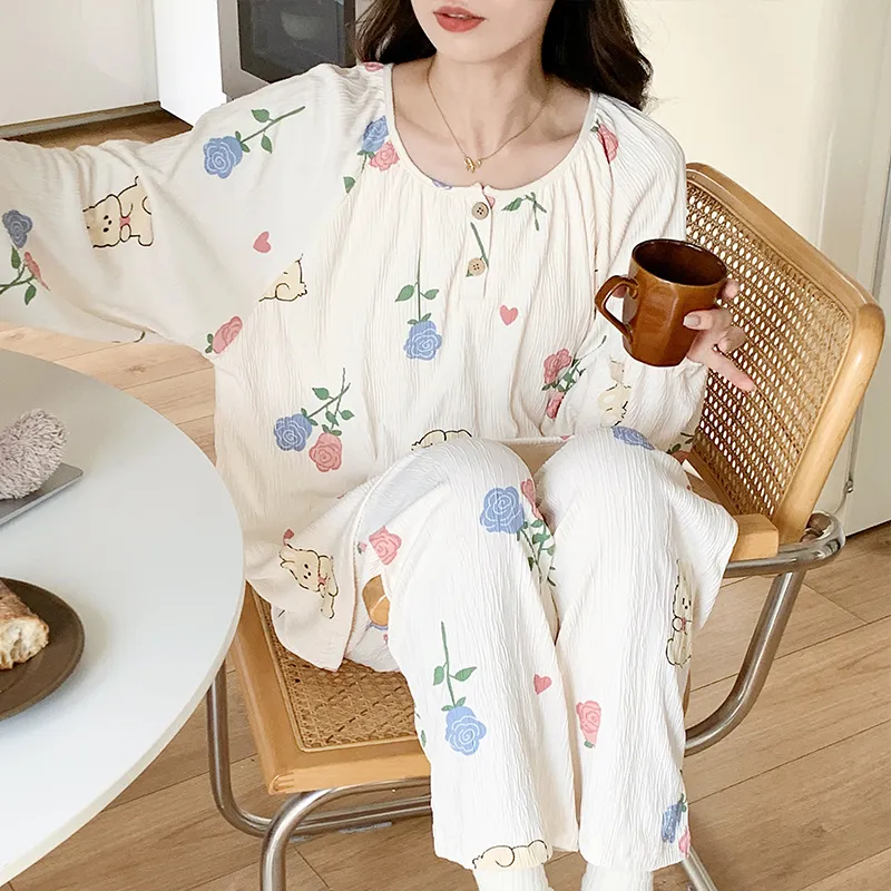Ta Yan Pajama Set Women's White-4