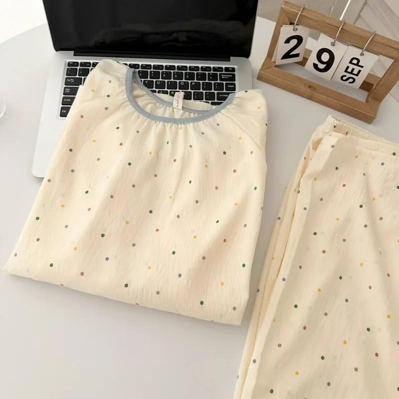 Ta Yan Pajama Set Women's Apricot-3