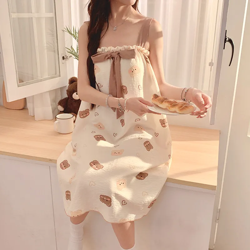 Ta Yan Nightgown Women's Apricot-2