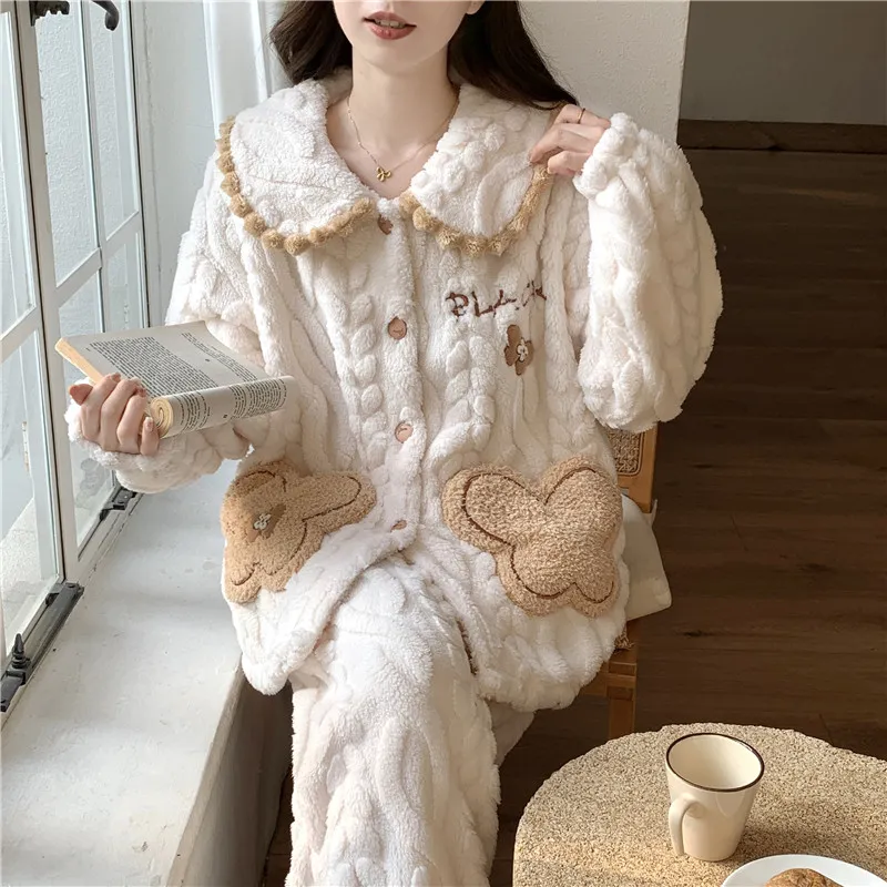 Ta Yan Pajama Set Women's Apricot-2