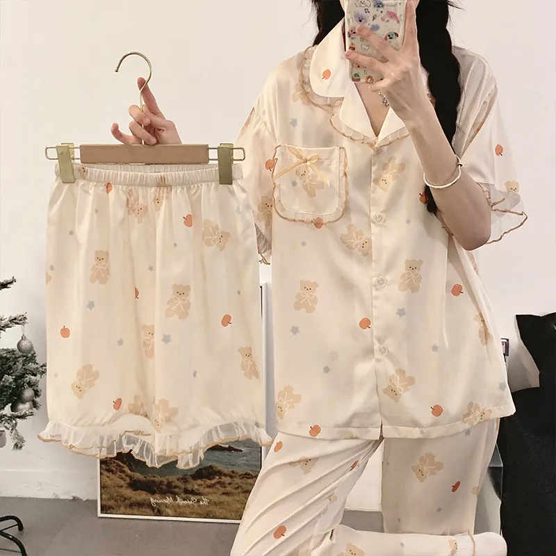 Ta Yan Pajama Set Women's Apricot-5