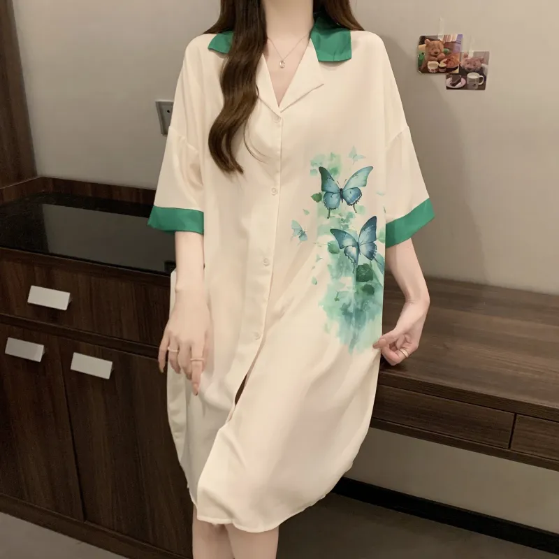 Ta Yan Nightgown Women's Apricot-5
