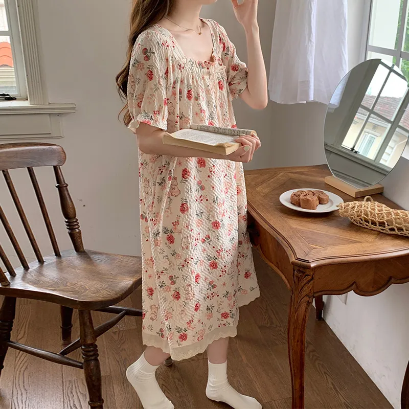 Ta Yan Nightgown Women's Apricot-2