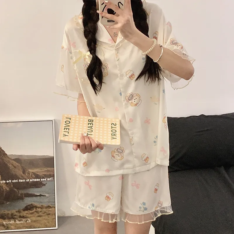 Ta Yan Pajama Set Women's White-5