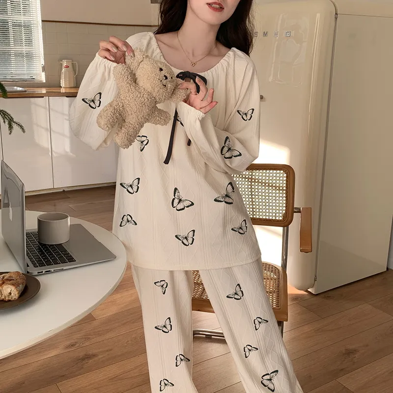 Ta Yan Pajama Set Women's Apricot-3