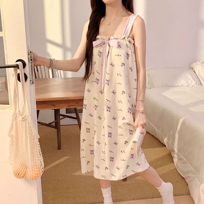 Ta Yan Nightgown Women's Purple-4