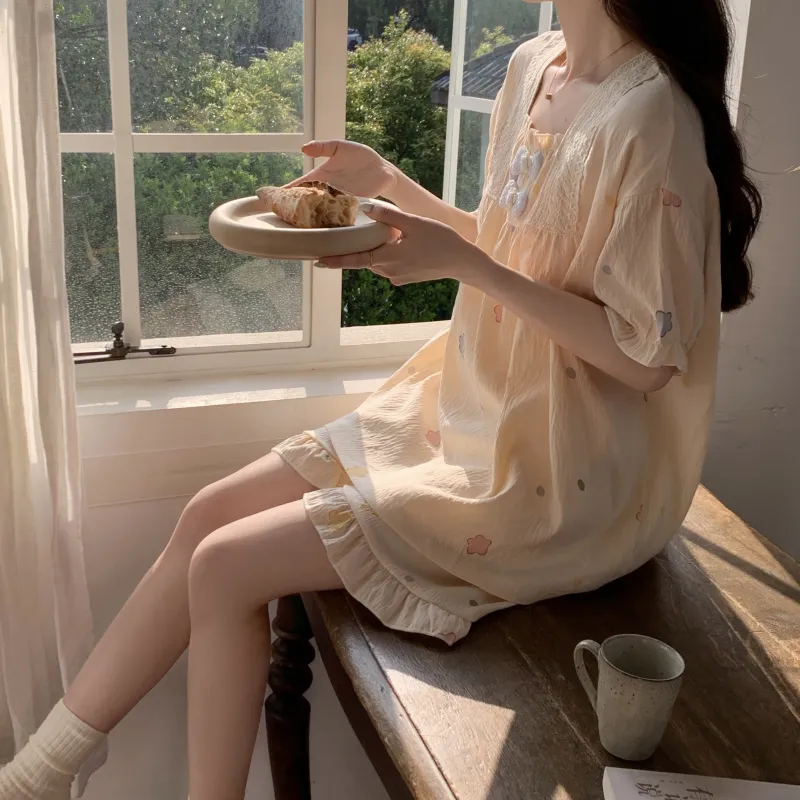 Ta Yan Pajama Set Women's Apricot-5