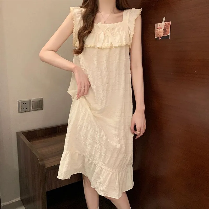 Ta Yan Nightgown Women's Apricot-1