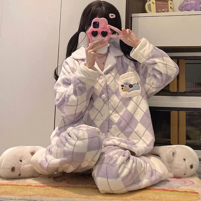 Ta Yan Pajama Set Women's Purple-1