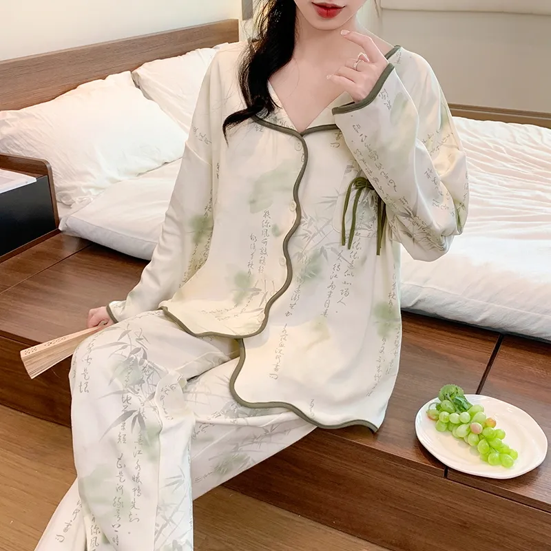 Ta Yan Pajama Set Women's Green-2