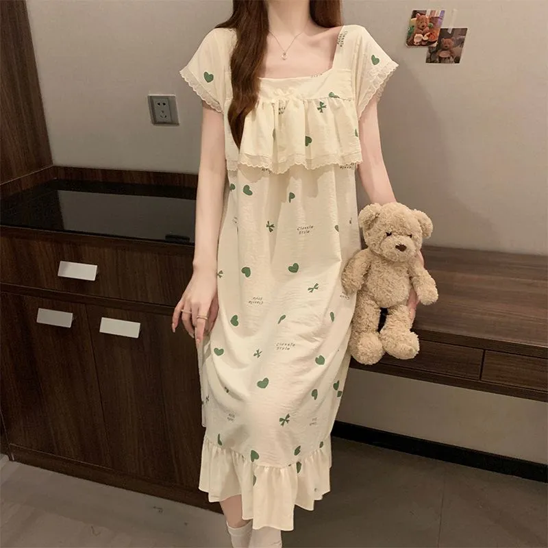 Ta Yan Nightgown Women's Apricot-4