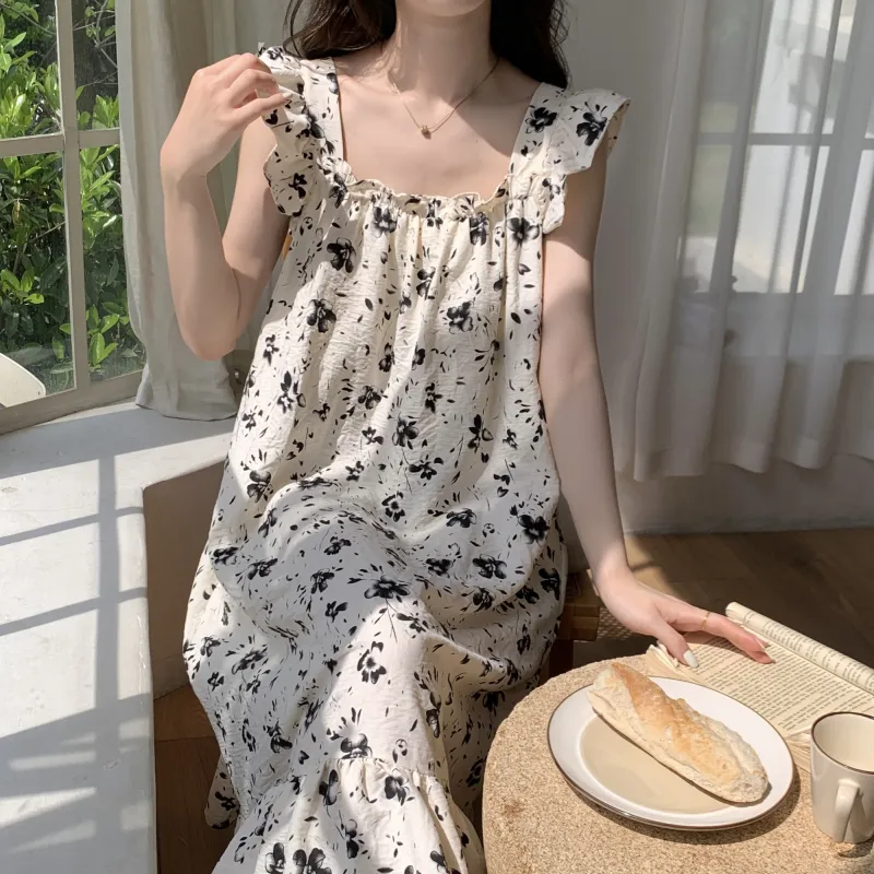 Ta Yan Nightgown Women's Apricot-2