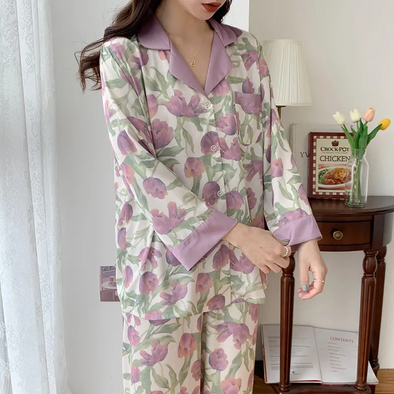 Ta Yan Pajama Set Women's Purple-2