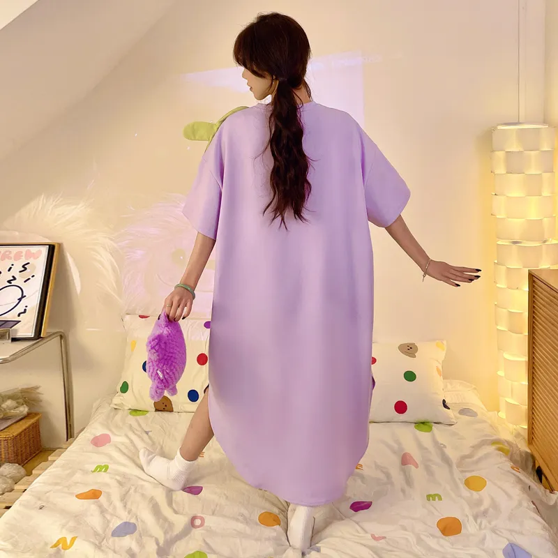 Ta Yan Nightgown Women's Purple-1
