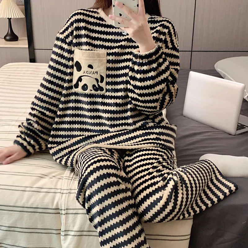 Ta Yan Pajama Set Women's Black-3