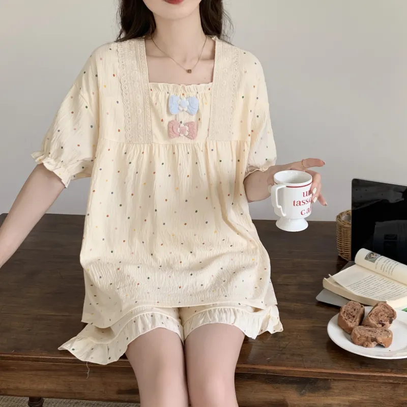 Ta Yan Pajama Set Women's Apricot-6