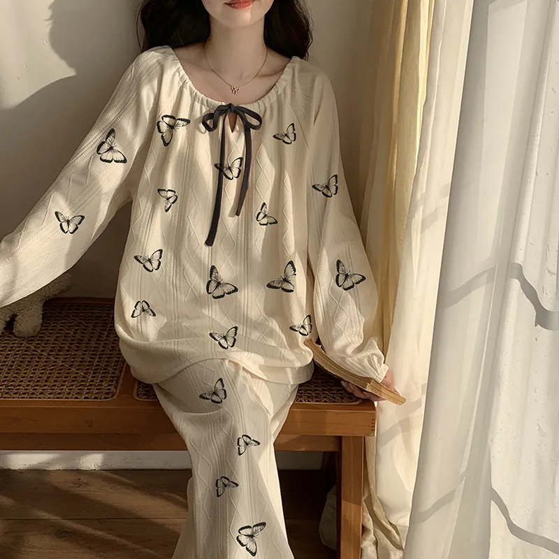 Ta Yan Pajama Set Women's Apricot-2