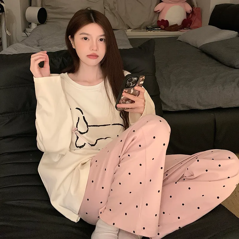 Ta Yan Pajama Set Women's Apricot-2