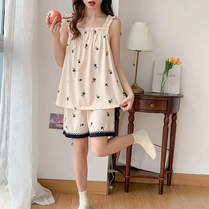 Ta Yan Pajama Set Women's Apricot-5