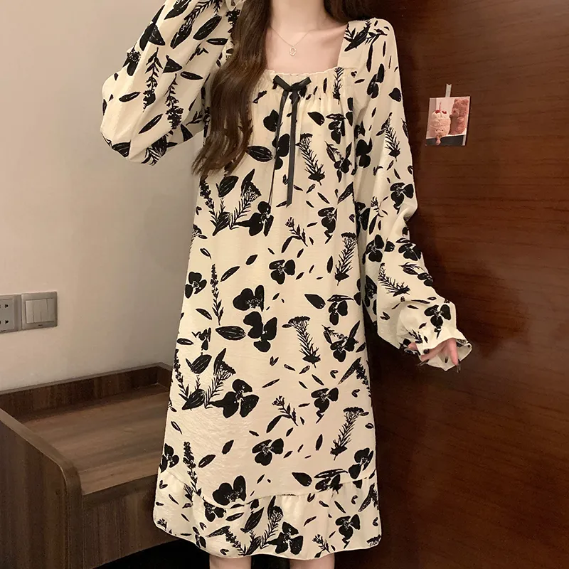 Ta Yan Nightgown Women's Image Color-3
