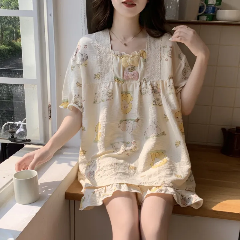 Ta Yan Pajama Set Women's Apricot-7