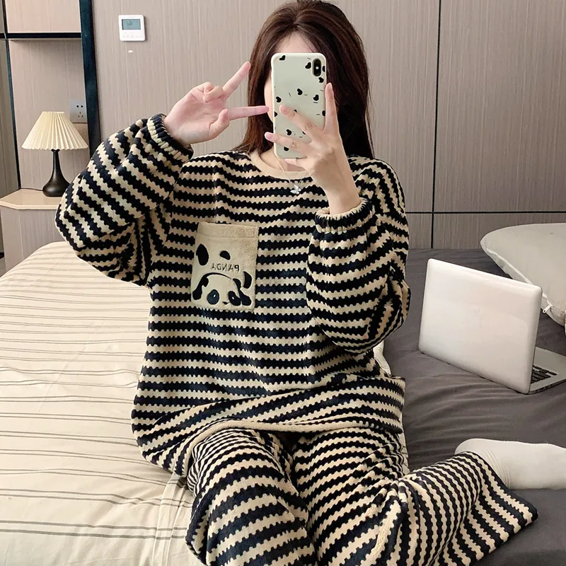 Ta Yan Pajama Set Women's Black-4