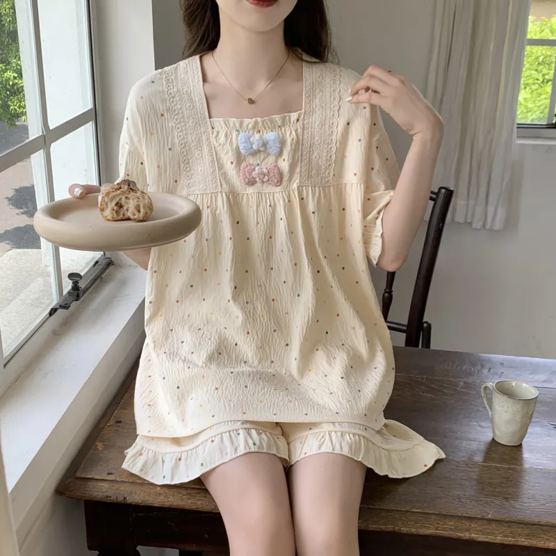 Ta Yan Pajama Set Women's Apricot-5