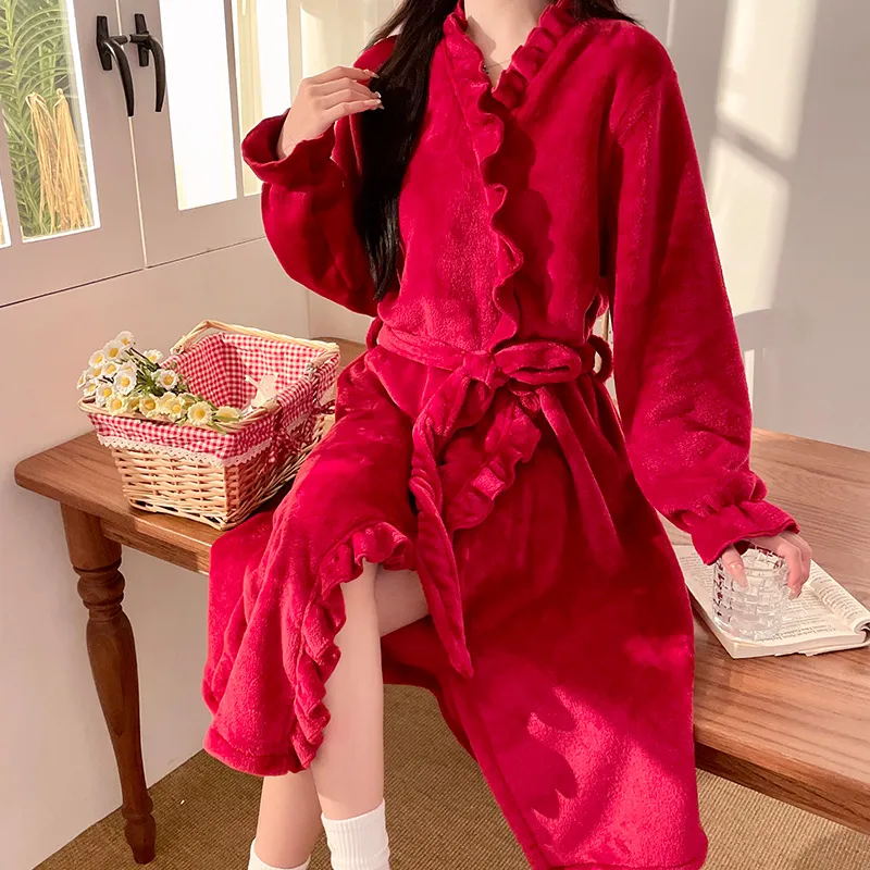 Ta Yan Winter Bath Robes Women's-7