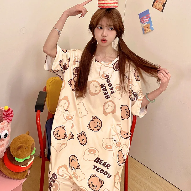 Ta Yan Nightgown Women's Apricot-5