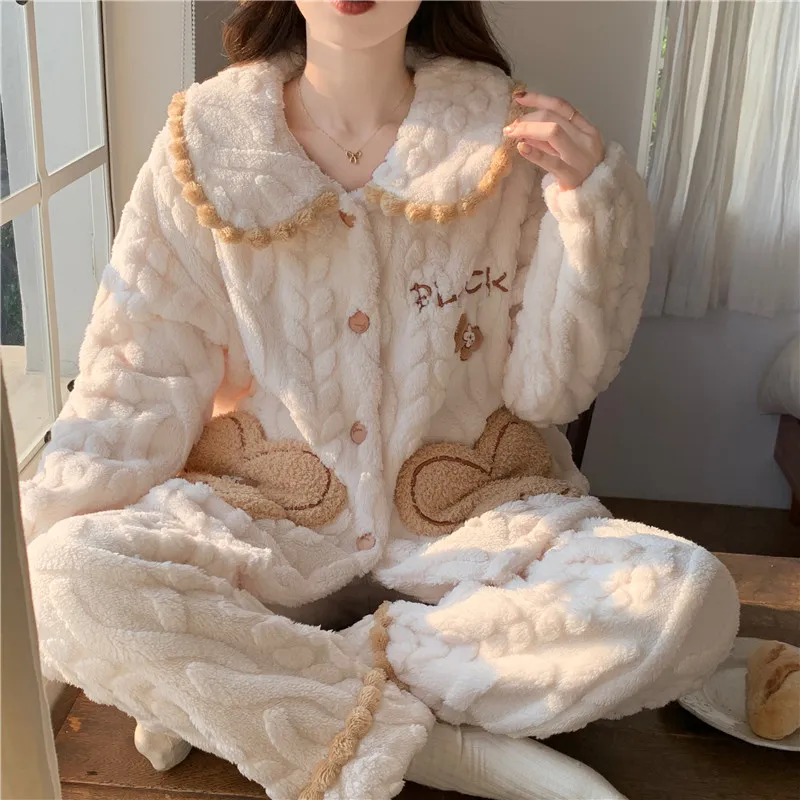 Ta Yan Pajama Set Women's Apricot-1
